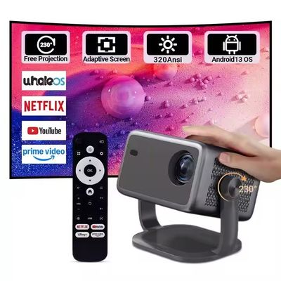 İyi bir fiyat. Wifi6 4K Akıllı DMD Projector 1080P Taşınabilir DLP Film Projector çevrimiçi
