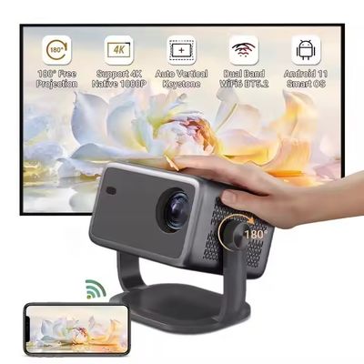 İyi bir fiyat. Otomatik Odaklama 1080p Mini Portatif Tiyatro DLP Projektorları 8k 320 ANSI Lumens çevrimiçi