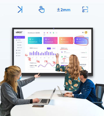 İyi bir fiyat. Dokunabilen Etkileşimli LCD Ekran Ekranı Multimedia Öğretim Makinesi 75 Inch çevrimiçi